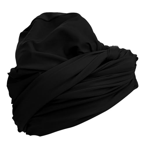 Bonnet de bain extra large silicone cheveux longs dreadlocks natation