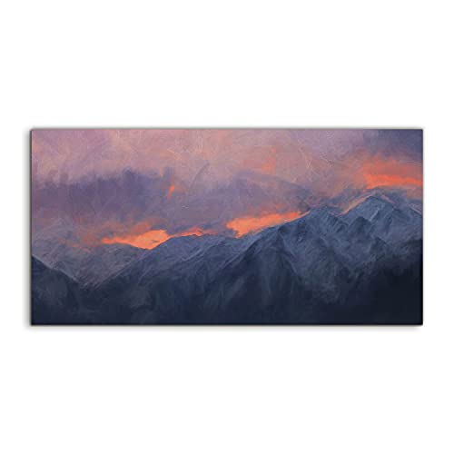 Photo sur verre de coucher de soleil decoration murale zen pour grand salon