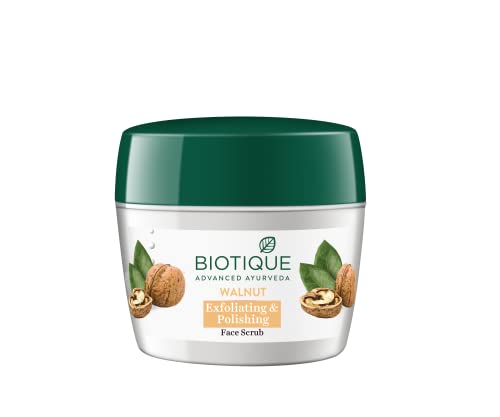 Exfoliant visage Biotique au noyer pour un soin polissant efficace en pot de 175 g