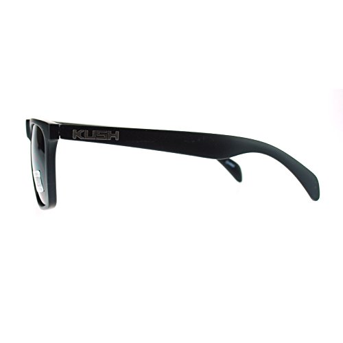 PASTL KUSH Square Sunglasses Men's Super Dark Lens Black Shades4
