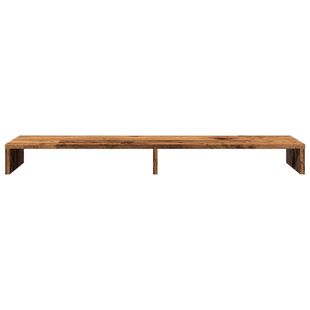 Supporto doppio per monitor, rialzo per monitor in legno