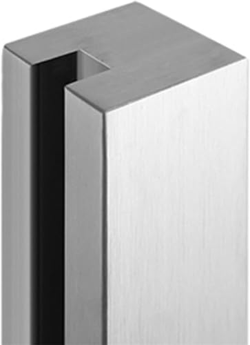 Poteau de garde-corps en verre inox carré escaliers et patio