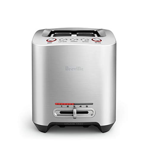 Breville Bta820Xl Die-Cast 2-Slice Smart Toaster, Brushed Stainless Steel #TOP2