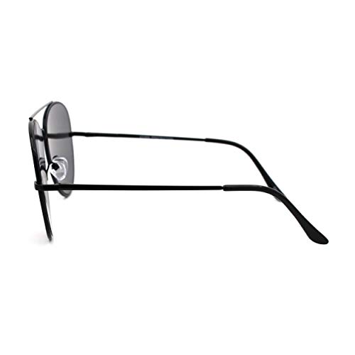 Mirror Lens Metal Rim Officer Style Pilots Sunglasses3