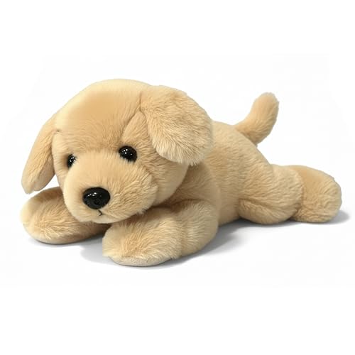 Image of Jolitee Golden Retriever Stuffed Animals Dog Soft Huggable Golde Plushie 9.5x7 Best Stun Plush Tan Animal, Puppy Animal for Kids, Small Stuffedffed Labrador, Yellow (GOLD9)