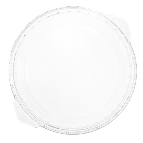 Gatuida Plato de Vidrio Transparente de Resistente al Calor para Horno y Microondas Fuente para Hornear Tartas Quiches y Platos Caseros Versátiles