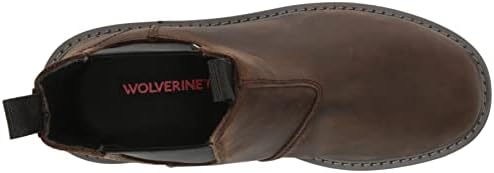 Wolverine Women's Floorhand Romeo Waterproof Chelsea Boot, Dark Brown, 10 | Image 4