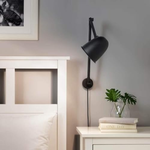 Image of Ikea SKURUP Work /wall lamp, Black