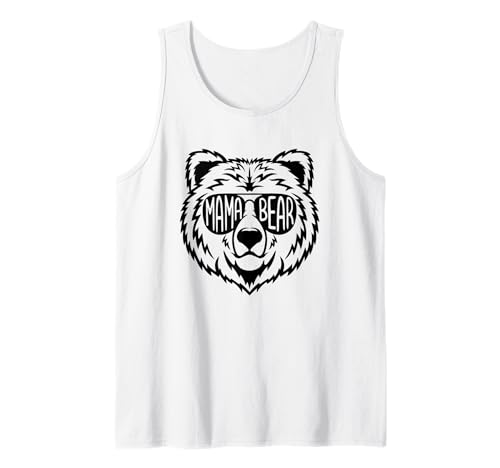Mama Bear Face Lunettes de Soleil Mother Mom Mommy Débardeur
