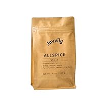 Jovvily Whole Allspice - 4 oz - التوابل التقليدية - المجففة وغير الناضجة - Pimenta Dioica