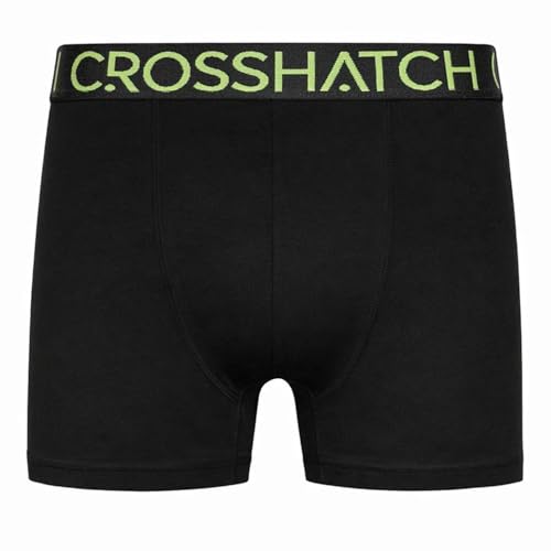 Crosshatch Men’s Boxer Shorts 5 Pack – Comfortable Cotton Underwear Multipack Trunks, Sizes S–XXL Core Band S - Image 2