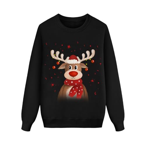 Sweat-shirt de Noël imprimé pour créer des souvenirs en famille