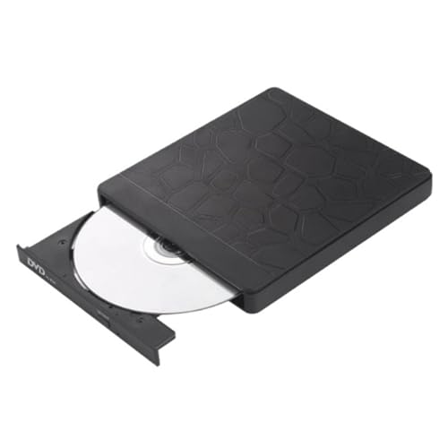 Lecteur CD externe graveur DVD portable 5 en 1 compatible PC portable avec hub USB et lecteur SD
