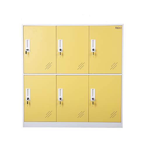 Steel Office Locker Cabinet with Keys, School and Home Storage Locker Organizer，Kids Locker