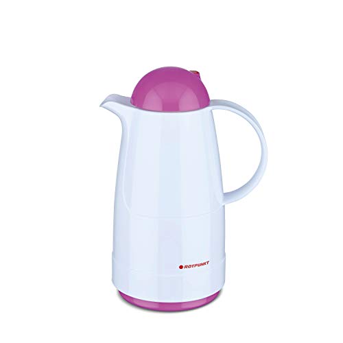 ROTPUNKT Isolierkanne 200 CHRISTINE 0,5 l | Zweifunktions-Drehverschluss | BPA Frei- gesundes trinken | Made in Germany | Warm+Kalthaltung | polar/electric bottle pop