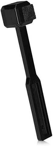 ECSiNG 2x Reinigungsbürsten Für Plattenspieler - 59mm Kohlefaser Bürsten Schwarz