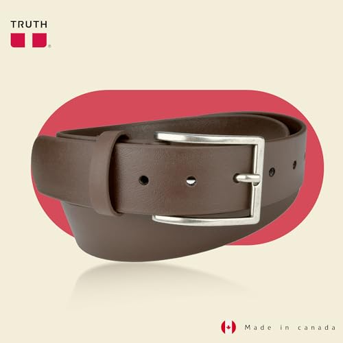 Truth Vegan Mens Belt is Classic Designed for Every Occasion, Perfect Work Belts for Men, Durable Tough Men Belts for Jeans2