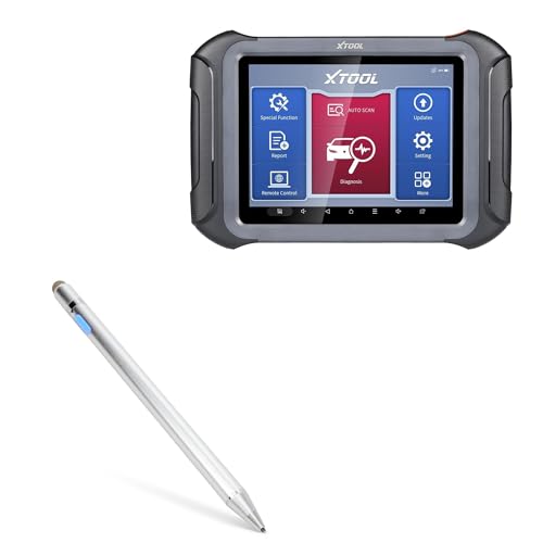 BoxWave Stylus Pen Compatible with XTool D9 (9.7 in) - AccuPoint Active Stylus, Electronic Stylus with Ultra Fine Tip - Metallic Silver