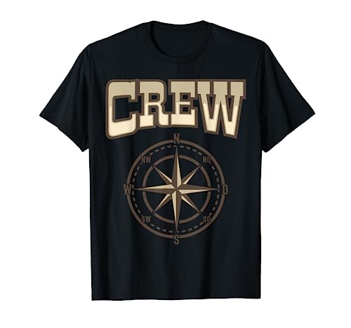 Maglia Sailing Crew Retro Sail Crew Sailing Team Maglietta