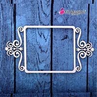 immixExpressions Craft Designer Square Chipboard Embellishment