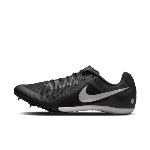 Nike Rival Multi Track & Field Multi-Event Spikes (DC8749-001, Black/Light Smoke Grey/Dark Smoke Grey/Metallic Si) Size 7