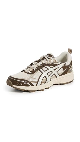 ASICS Unisex Gel-NUNOBIKI Sportstyle Shoes, 8, Cream/Brown Storm
