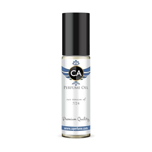 CA Perfume Impression of 7/24 Unisex Fragrance Oil Musky Floral Scent Long Lasting Perfumes for Women &amp; Men Travel Size TSA Ready Mini Parfum Body Oil Roll-on 0.33 Fl Oz 10ml