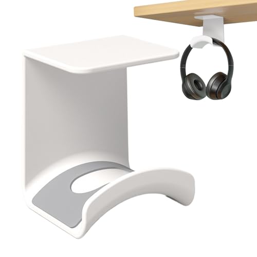 Soporte para auriculares de audio genérico - Presentación y almacenamiento de auriculares | Soporte de pared adhesivo para auriculares | para hogar, oficina, streaming, Config PC Studio