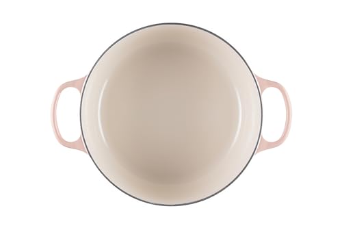 Image of Le Creuset Enameled Cast Iron Signature Round Dutch Oven, 5.5 qt., Peche