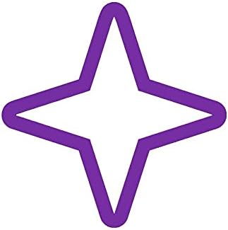 4 Point Star Cookie Cutter - Shapes Cookie Cutters - Polymer Clay Cutters - Craft Clay Cutters - Cookie Cutters - Fondant Cutters - Cutters