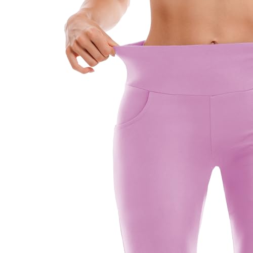 Ipletix Flare Leggings for Women-Bootcut Yoga Pants for Women High Waisted Flared Leggings Dress Pants2