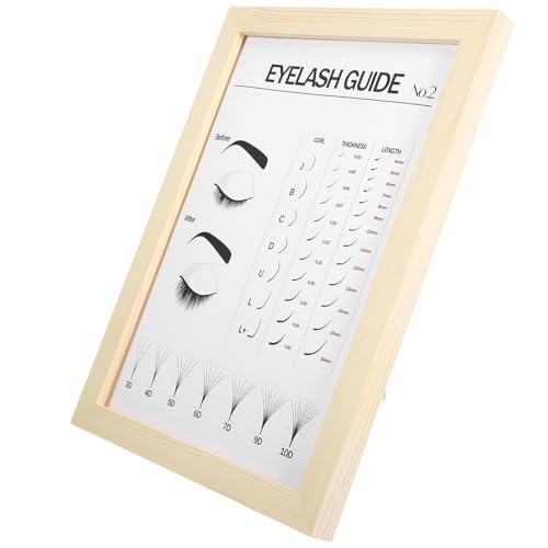 Présentoir de Cils N°2 panneau rigide affiche guide extension A4
