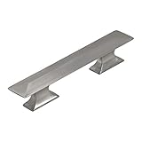 Bungalow Pull Satin Nickel (5 Pack) P2153-SN Hickory Hardware 6.8' Length Modern Contemporary Bar Handle Kitchen Drawer Cabinet Door Decor Bundle Gold Ridge Living Interior Design Guide