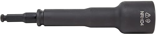 Miniatura 5 de Klein Tools Adaptador NRHDA4 para NRHD4, cuadrado macho de 12 pulgadas con acabado de fosfato negro para resistencia a la corrosión