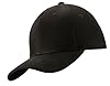 MFAZ Morefaz Ltd Classic Kids Cotton 6-Panel Baseball Cap with Adjustable Strap for Boy and Girl – Comfortable Everyday Hat (Black) #2