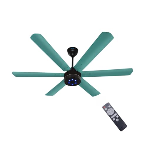Image of XUGA Jovian F6T-D Premium Smart 1200mm, BEE 5-star BLDC fan,6 Blade,Remote Ceiling fan for Home, 100% Copper Motor,Energy Saving, High Air Delivery,LED(5 Year Warranty)