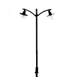 10 Stk. doppelflammige Lampen für Modellbau Landschaften