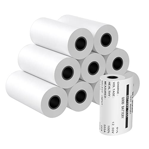 TOPDON Papel térmico de 2 1/4 pulgadas x 2.0 pies para caja registradora POS (10 rollos)