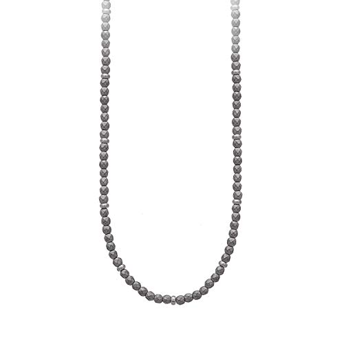 2Jewels - COLLANA ACCIAIO 316L CON SFERE IN EMATITE CM 52