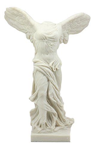 Ebros Large Greek Nike of Samothrace Statue 12" h Roman Goddess Victoria Winged Victory Sculpture Figurine