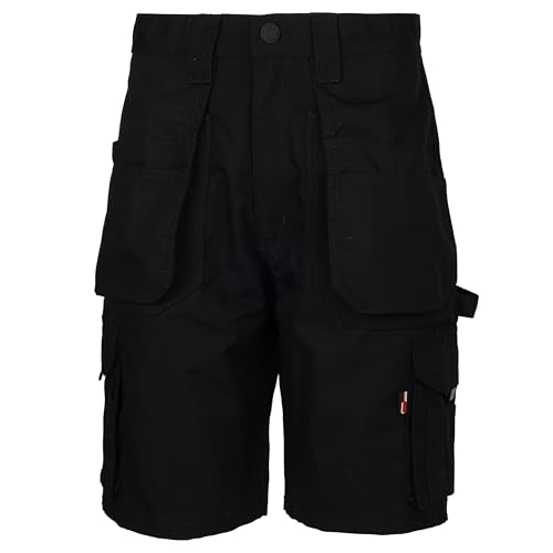 TuffStuff Mens 844 Enduro Work Shorts Black 34W UK