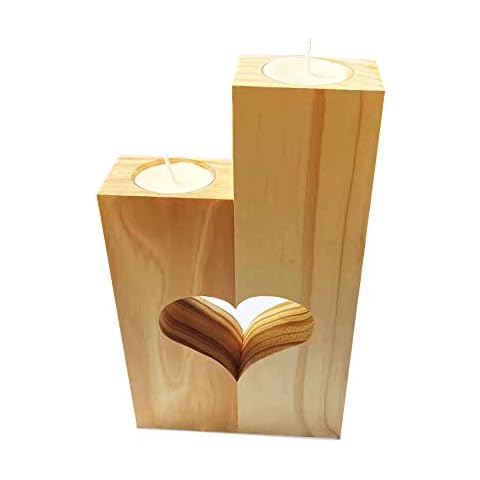 Anjuer Heart Candle Holders - Set of 2 Cover