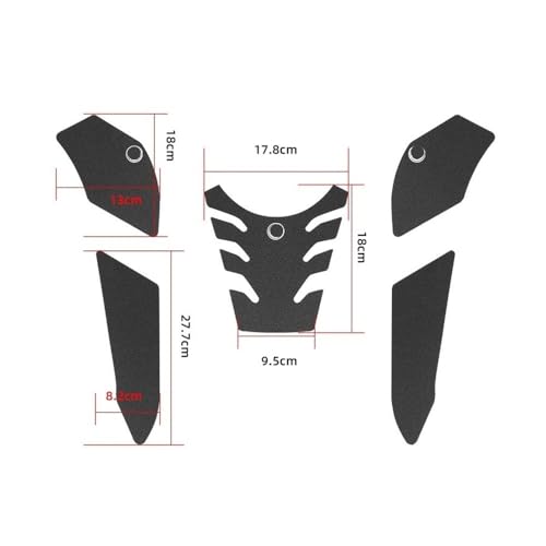 Réservoir de carburant moto Multistrada pads antidérapants pour road trip et duo - 5