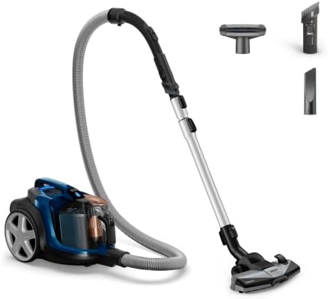 PHILIPS Power Pro Max Torbasız Elektrikli Süpürge - 900 W, Power Cyclone 8, Alerji Kilidi, HEPA 13 Filtre, Tri Active+ Başlık, Dijital Güç Kontrolü (FC9749/07) — Amazon ürün görseli