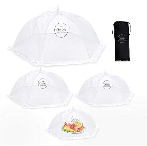 Chefast Food Cover Tents (4 Pack) - Combo Set of Pop Up Mesh