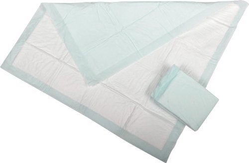 Medline Incontinence Bed Pads 30 x 36 Inches (Pack of 75), Super Absorbent Large Disposable Underpads for Surface Protection, Thick Quilted Chucks Pee Pads for Adults, Kids and Babies, Green