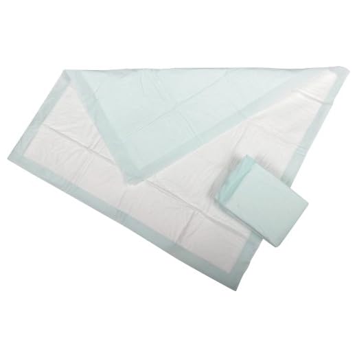Medline Heavy Absorbency 30" x 36" Quilted Fluff and Polymer Disposable Underpads, 75 Per Case, Great for Protecting Beds, Furniture, Surfaces