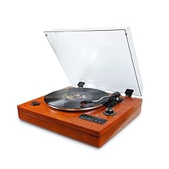 FMOPQ Record Player Bluetooth Turntable with Built-in Speakers Belt-Driven Vintage Phonograph Record Player 3 Speed for… - Les Beatles, Paul McCartney, John Lennon, RIngo Starr, George Harrison