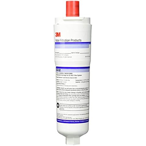 Filtro de agua 3M CS-52 para frigoríficos Bosch, Siemens y Neff Cover