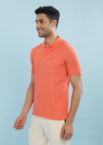 Image of Force NXT Polo Neck T-Shirt for Men Pack of 1 | Regular Fit T-Shirt for Men | Premium Super Combed Rich Cotton Polo Shirt | Men's Ultra Soft Half Sleeve T-Shirt